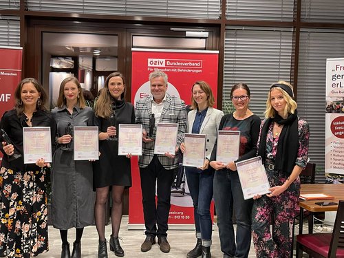 Gruppenfoto der Gewinner*innen Gruppenfoto der Gewinner*innen
